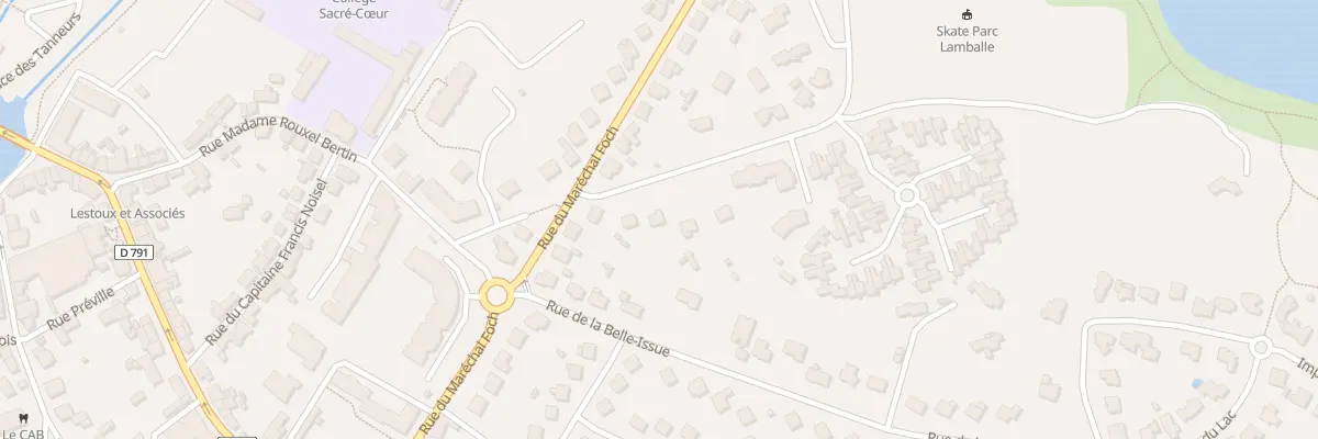 Plan du 6 Rue des Hautes Rivieres Maroue à Lamballe-Armor