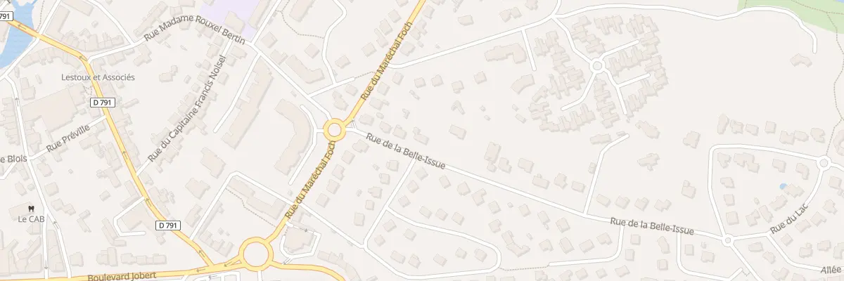 Plan du 5 Rue de Belle Issue Maroue à Lamballe-Armor