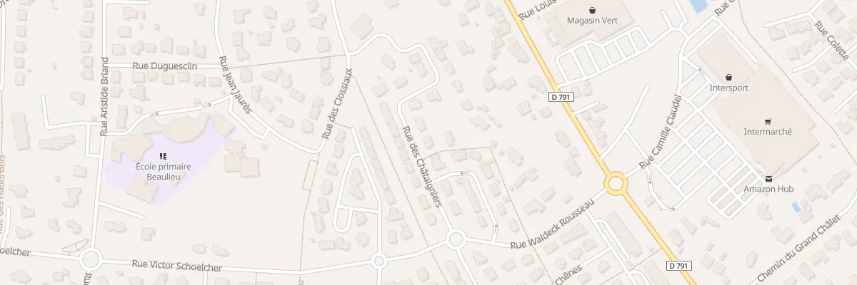 Plan du 21 Rue des Chataigniers Maroue à Lamballe-Armor