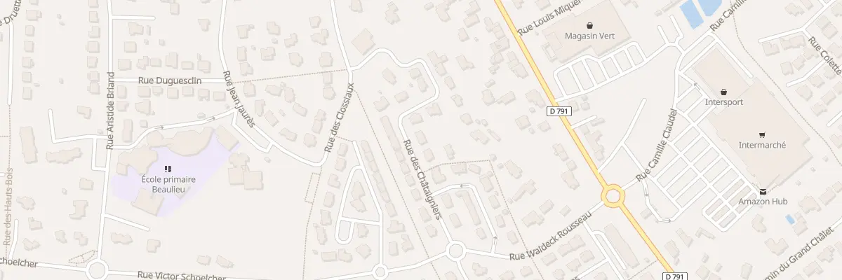 Plan du 19 Rue des Chataigniers Maroue à Lamballe-Armor