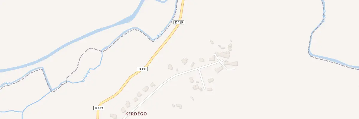 Plan du 17 Kerdego à Larré