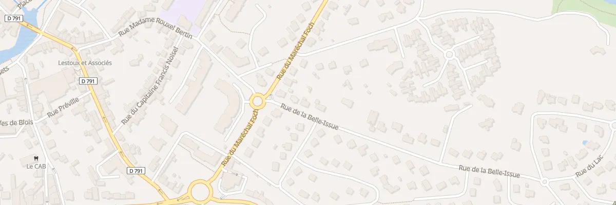 Plan du 3 Rue de Belle Issue Maroue à Lamballe-Armor