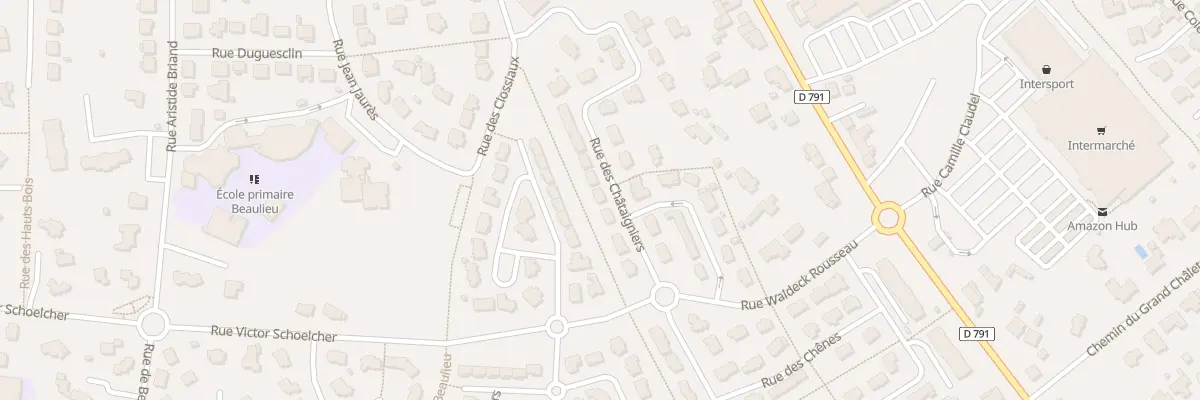 Plan du 24 Rue des Chataigniers Maroue à Lamballe-Armor
