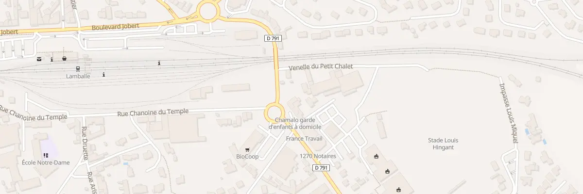 Plan du 1 Av Georges Clémenceau à Lamballe-Armor
