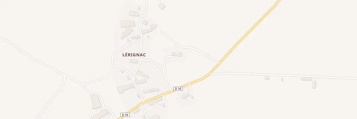 Plan du 71 Lérignac à Laurenan