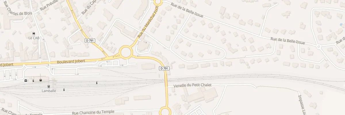 Plan du 11 Rue Henri Poincare Maroue à Lamballe-Armor