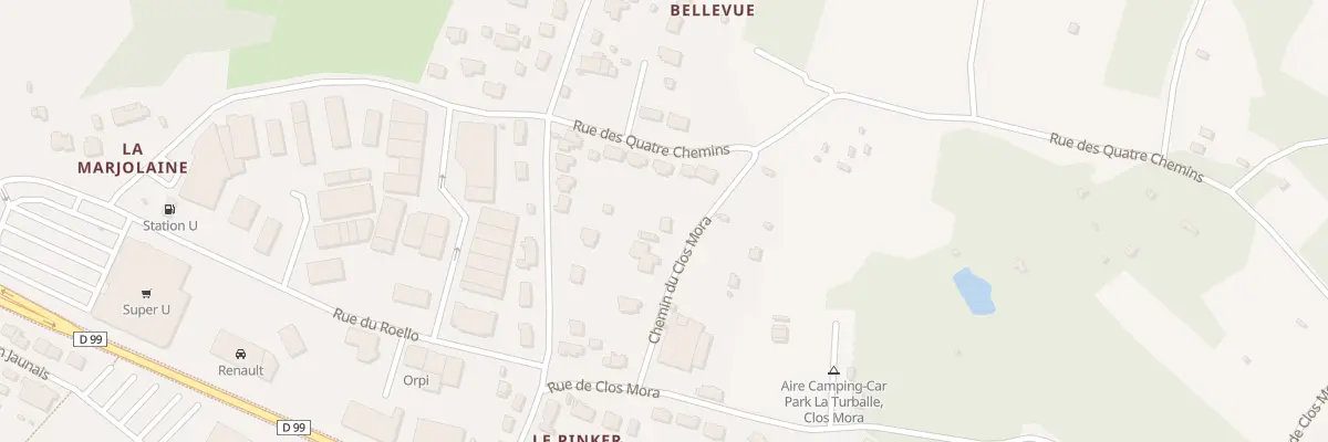 Plan du 13 Che du Clos Mora à La Turballe