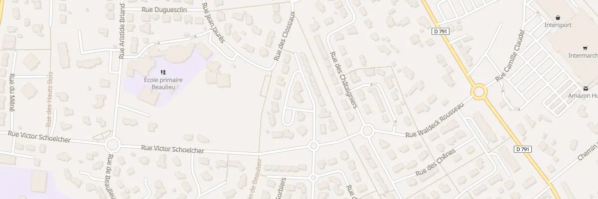 Plan du 5 Rue du Capitaine Marcel Maroue à Lamballe-Armor