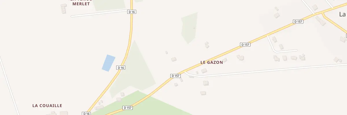 Plan du 1 Le Gazon à La Grée-Saint-Laurent