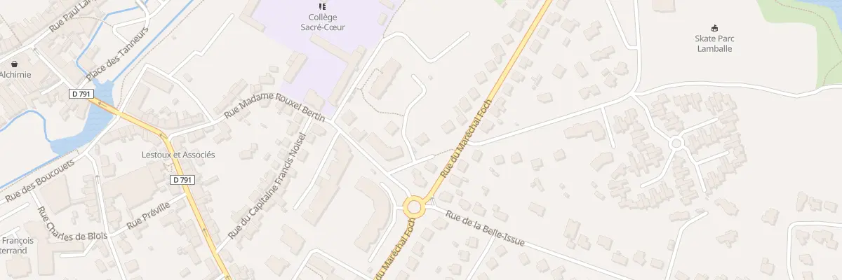 Plan du 5 Rue des Hautes Rivieres Maroue à Lamballe-Armor
