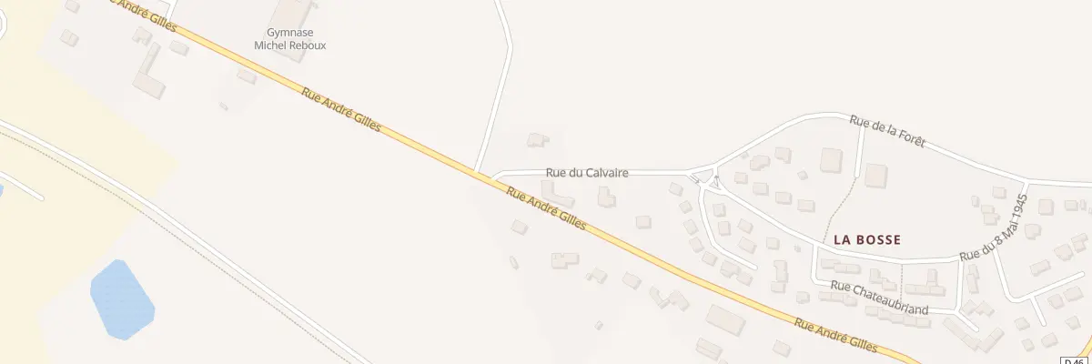 Plan du 102 Rue du Calvaire Collinee au Mené