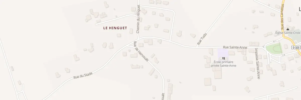 Plan du 5054 Le Hinguet à La Croix-Helléan