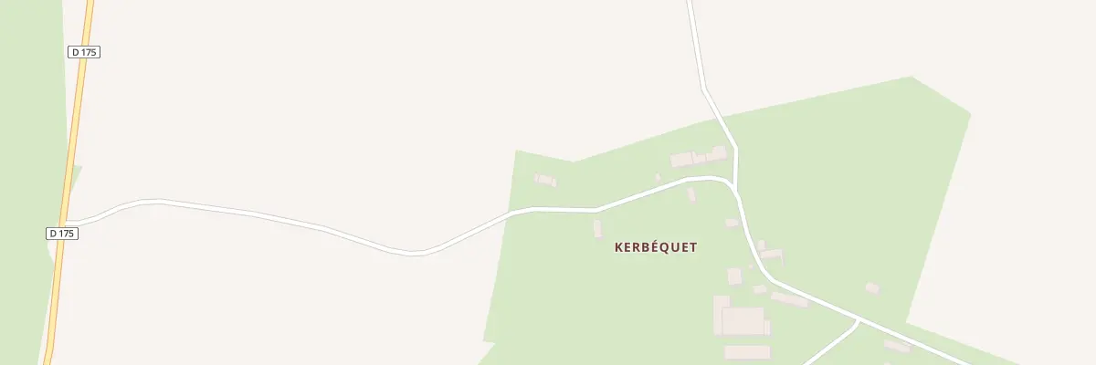 Plan du 11 Kerbéquet à Ménéac