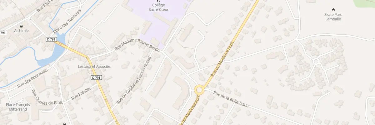 Plan du 1 Rue des Hautes Rivieres Maroue à Lamballe-Armor