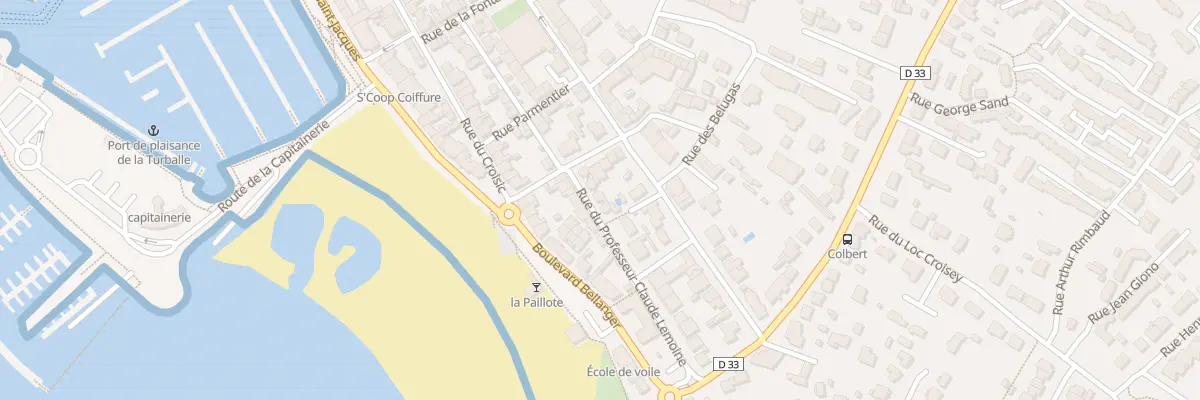 Plan du 22 Rue du Professeur Lemoine à La Turballe