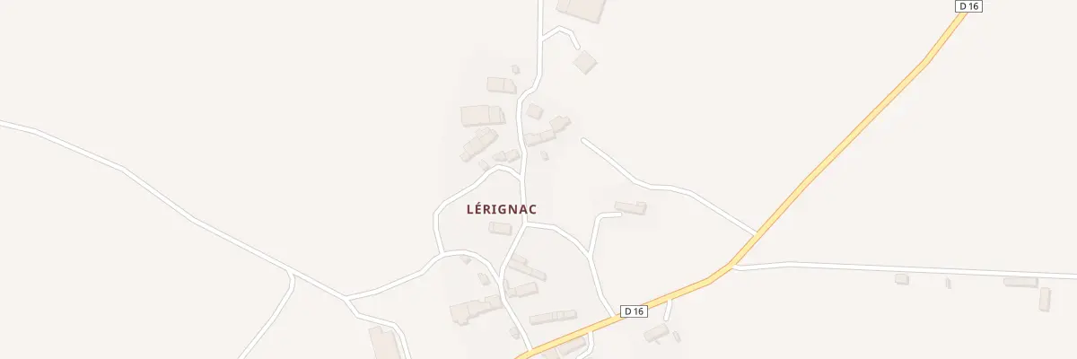 Plan du 61 Lérignac à Laurenan