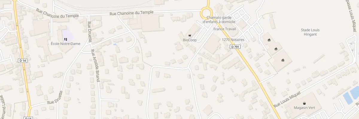 Plan du 12 Rue Jean Jaures Maroue à Lamballe-Armor