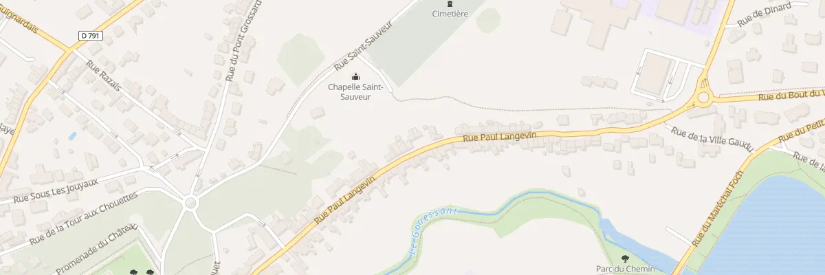 Plan du 85 Rue Paul Langevin à Lamballe-Armor