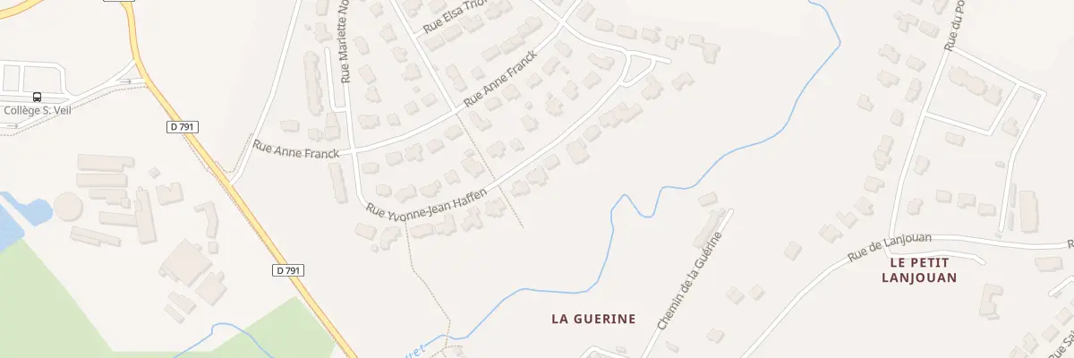 Plan du 26 Rue Yvonne Jean Haffen à Lamballe-Armor