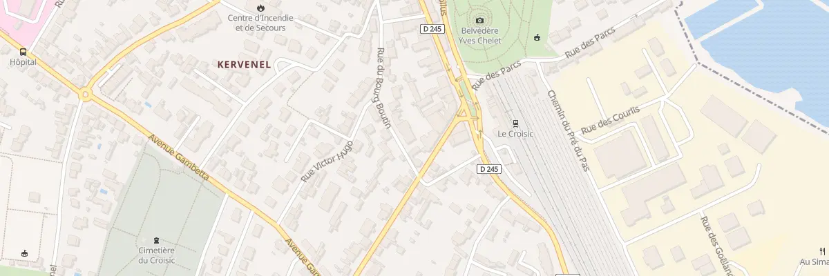 Plan du 19 Rue du Bourg Boutin (Vc14-45) au Croisic