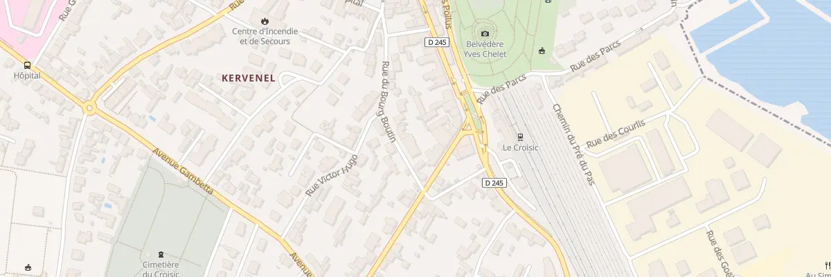 Plan du 17 Rue du Bourg Boutin (Vc14-45) au Croisic