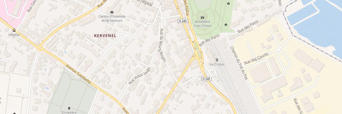 Plan du 15 Rue du Bourg Boutin (Vc14-45) au Croisic