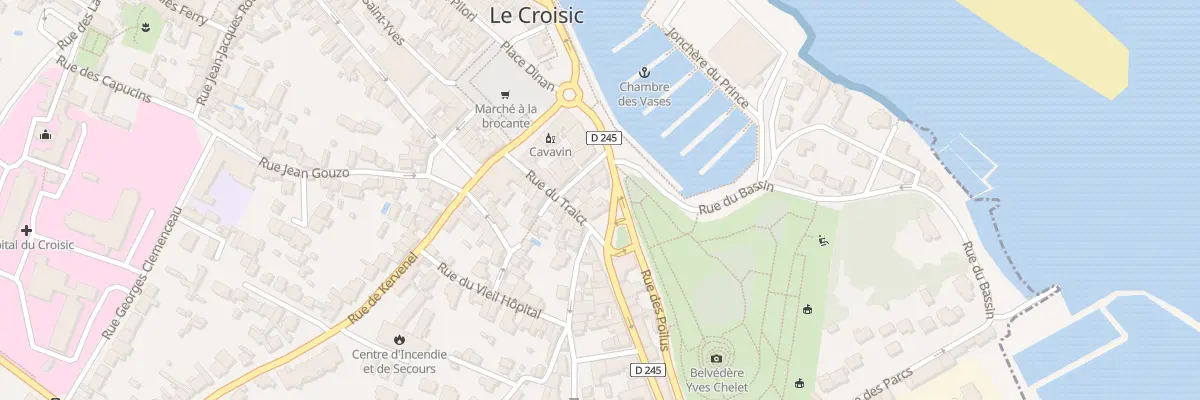 Plan du 13 Rue du Traict (Vc38) au Croisic