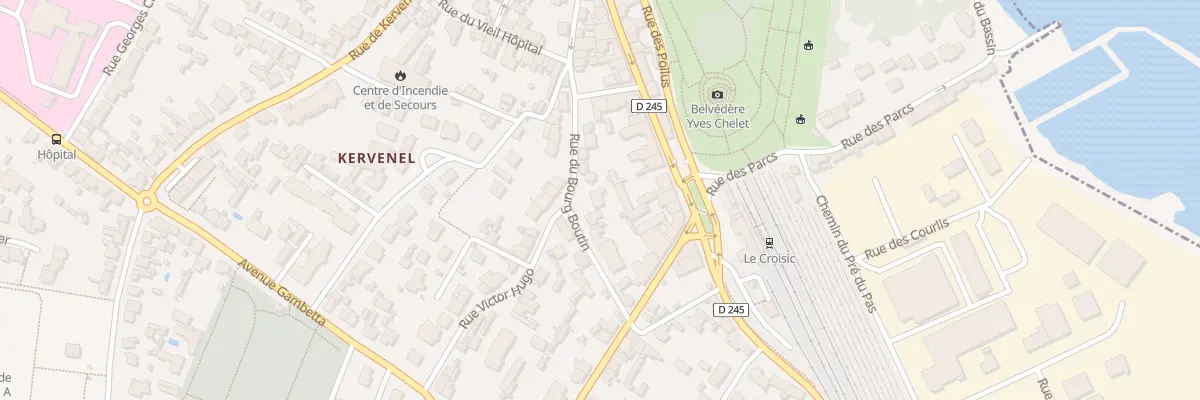 Plan du 11 Rue du Bourg Boutin (Vc14-45) au Croisic