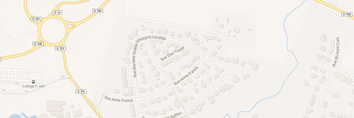 Plan du 6 Rue Elsa Triolet Saint Aaron à Lamballe-Armor