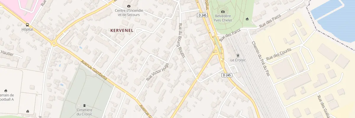 Plan du 16 Rue du Bourg Boutin (Vc14-45) au Croisic