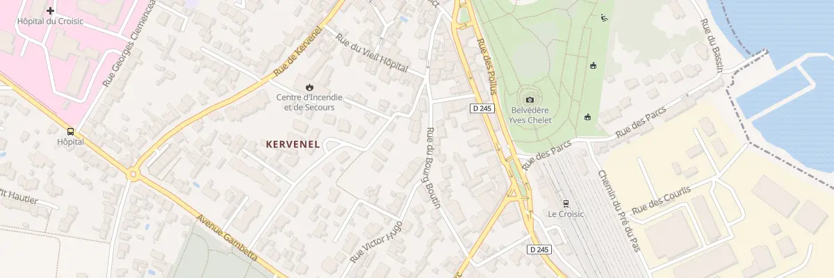Plan du 10 Rue du Bourg Boutin (Vc14-45) au Croisic