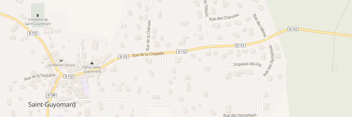 Plan du 1 Rue de l’Etang à Saint-Guyomard