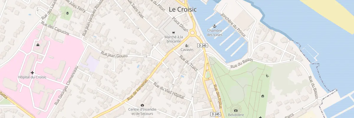 Plan du 6 Rue du Traict (Vc38) au Croisic