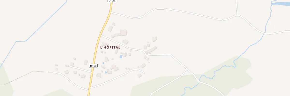 Plan du 5087 L’Hopital à Larré