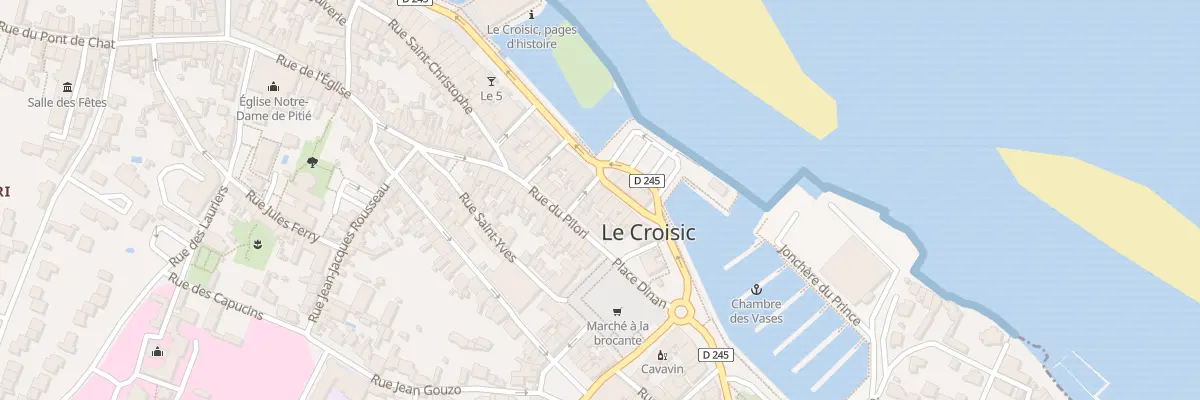 Plan du 4 Rue de la Marine au Croisic