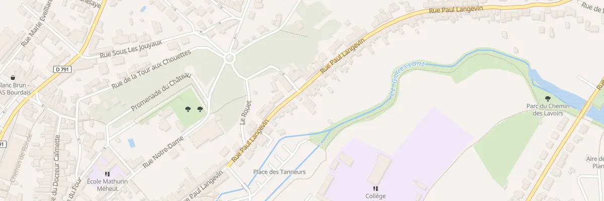 Plan du 58 Rue Paul Langevin à Lamballe-Armor