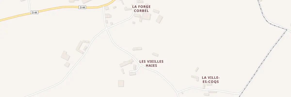 Plan du 30 La Forge Corbel à Saint-Glen