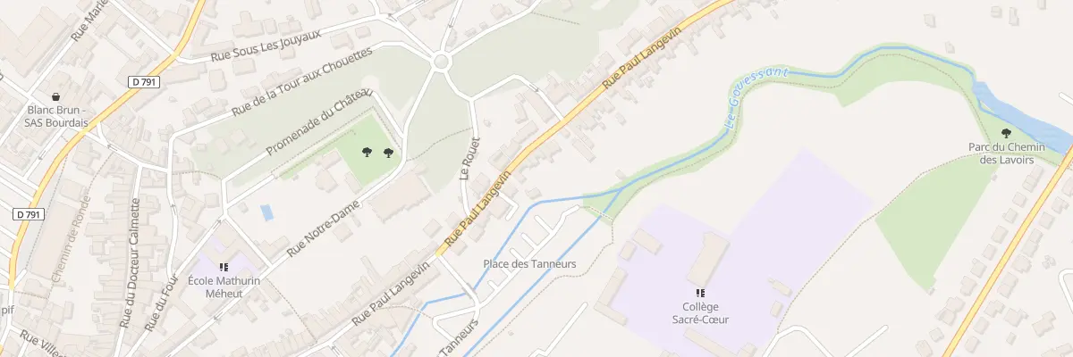 Plan du 46 Rue Paul Langevin à Lamballe-Armor