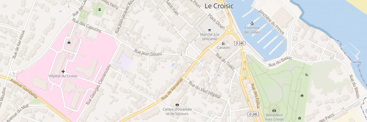 Plan du 6 Pl du Requiert au Croisic