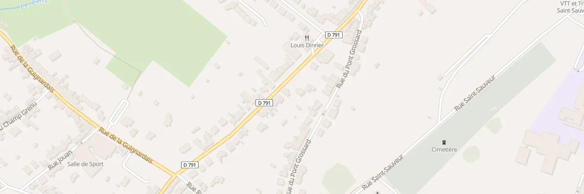 Plan du 68 Rue Général de Gaulle à Lamballe-Armor