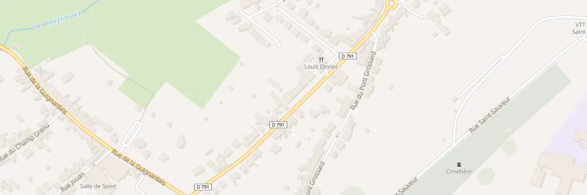 Plan du 77B Rue Général de Gaulle à Lamballe-Armor