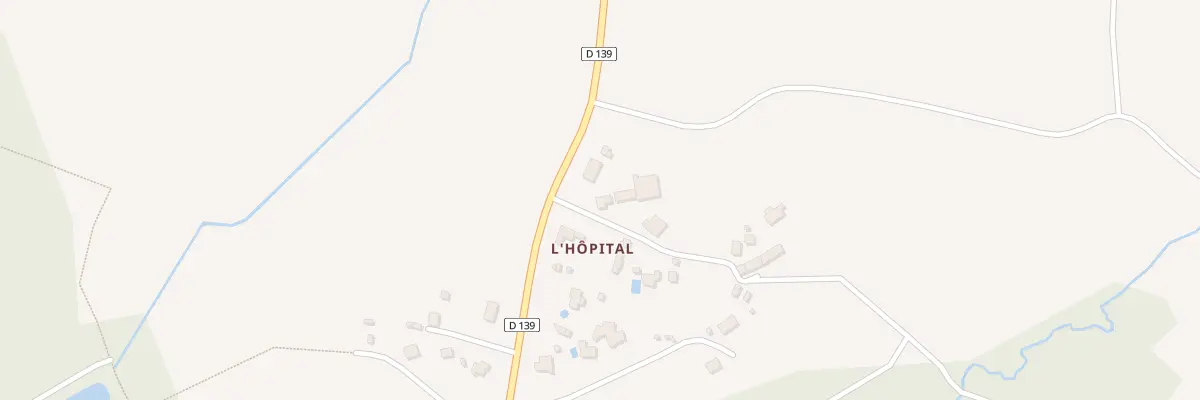 Plan du 32 L’Hopital à Larré