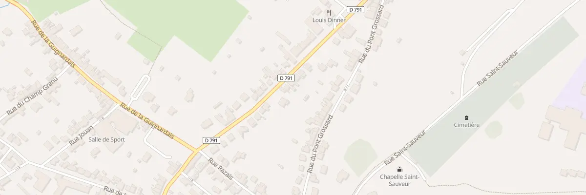 Plan du 58 Rue Général de Gaulle à Lamballe-Armor