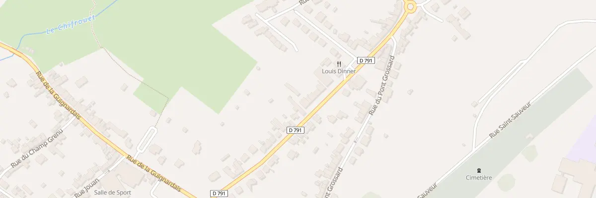 Plan du 77 Rue Général de Gaulle à Lamballe-Armor