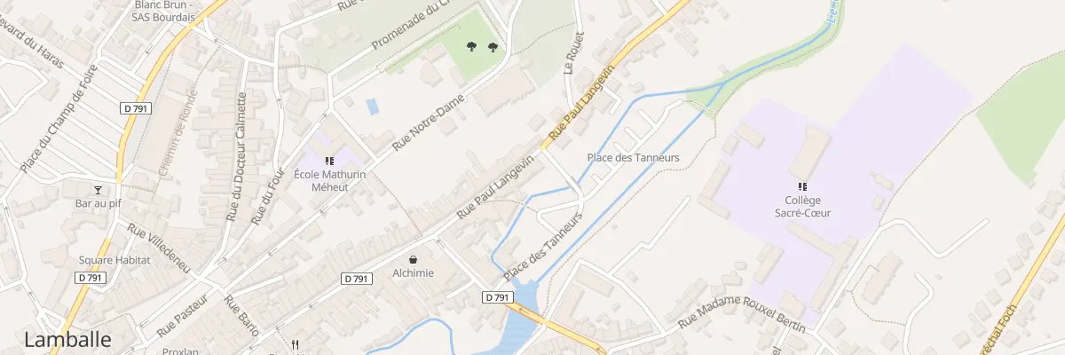 Plan du 20 Rue Paul Langevin à Lamballe-Armor