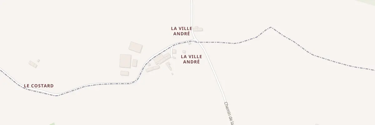 Plan du 3 La Ville André à Ménéac