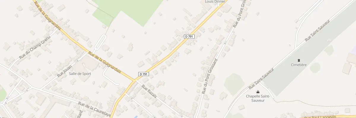 Plan du 52 Rue Général de Gaulle à Lamballe-Armor