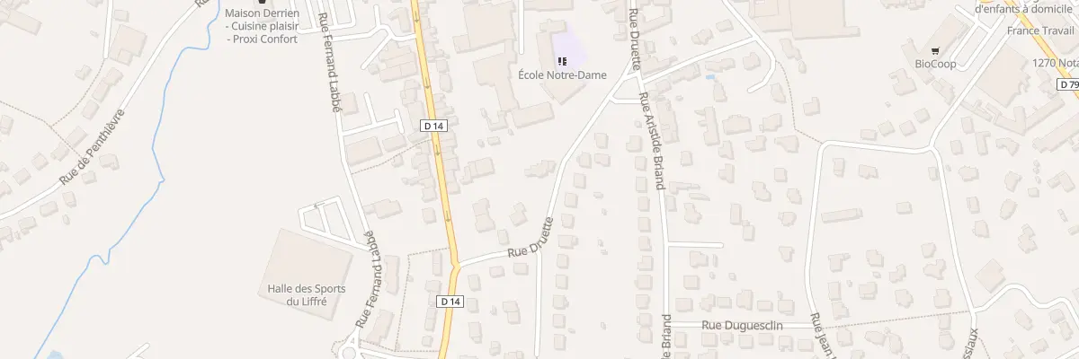 Plan du 12 Rue Druette à Lamballe-Armor