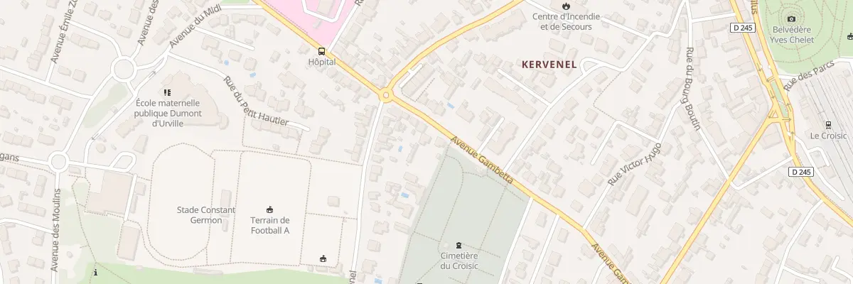 Plan du 44 Av Gambetta (Vc2) au Croisic