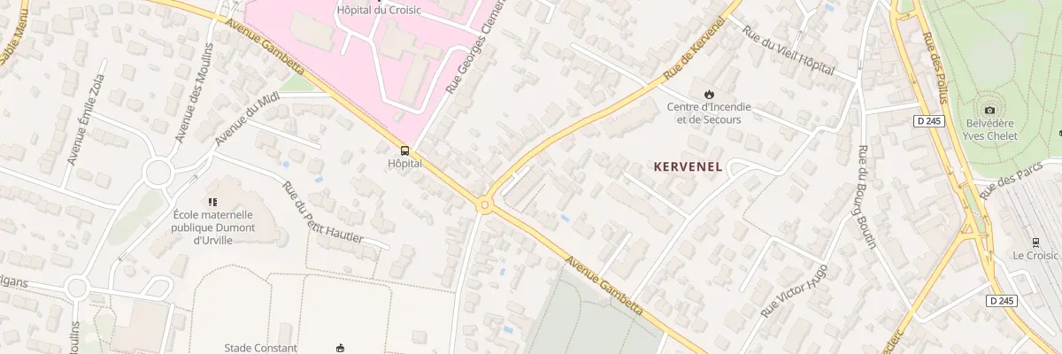 Plan du 43 Rue de Kervenel (Vc3) au Croisic